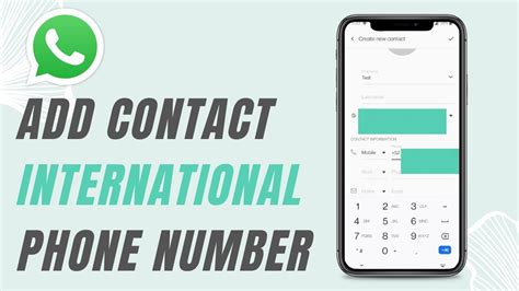 whatsapp add international phone number.